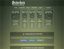 Tablet Screenshot of osterbroantenneforening.dk